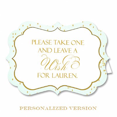 Make A Wish Advice 5x7 Luxe Sign 