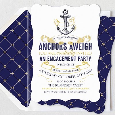 Anchors Aweigh Invitations