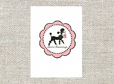 Parisian Poodle Party Stationery