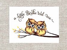 Little Birdie Told Me Stationery (Twin Yellow)
