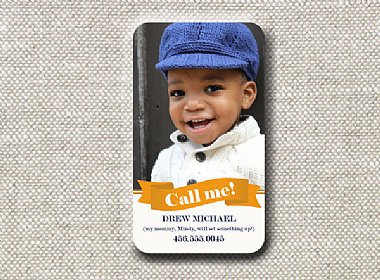 Call Me Calling Card (Boy)