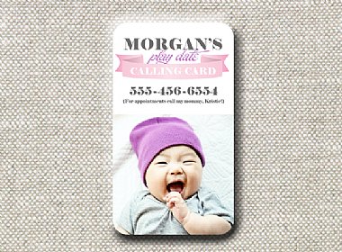 Morgan (Girl) Calling Card