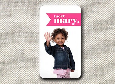 Meet Mary Calling Card