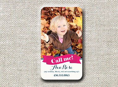 Call Me (Girl) Calling Card