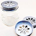 Pewter Daisy Cut Lids