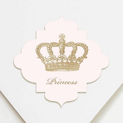 Crown Princess Luxe Stickers