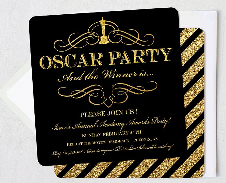Oscar Old Hollywood Invitation
