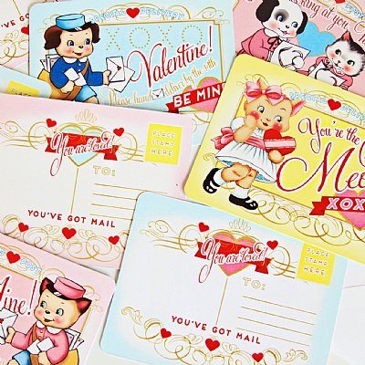 You've Got Mail Valentine Postcards