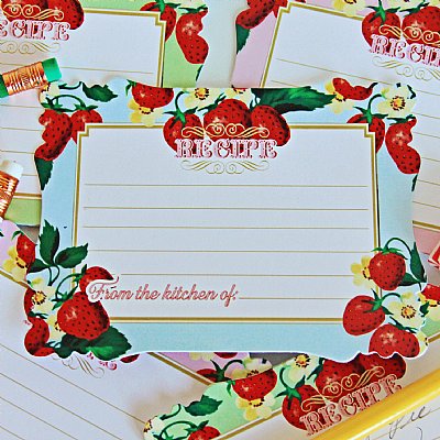 Berry Sweet Collection Recipe Cards