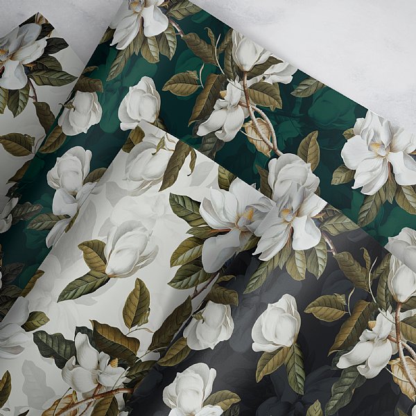 Magnolia Flower Collection Gift Wrap