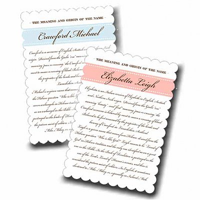 Puppy Dog Tails Name History Cards