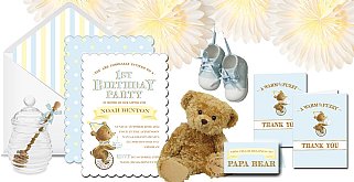 First Birthday Bear Boy