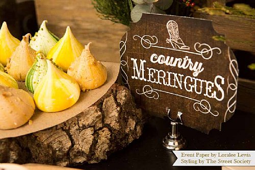 Western Collection Buffet & Party Signs