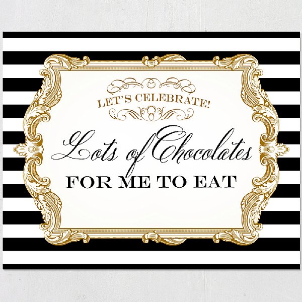 Black and White Collection 8x10 Sign