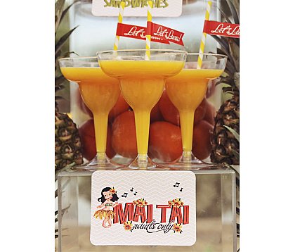 Aloha Girl Buffet & Party Signs