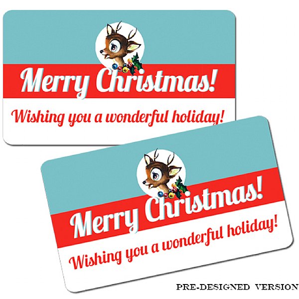 Reindeer Games Favor Tags