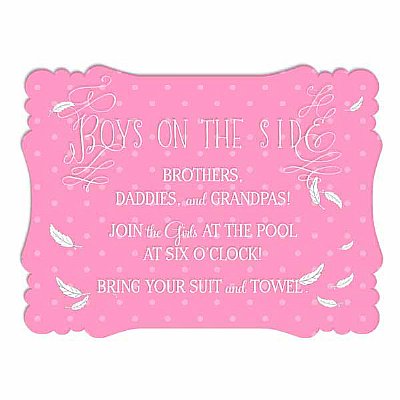 Slumber Party Invitation Insert