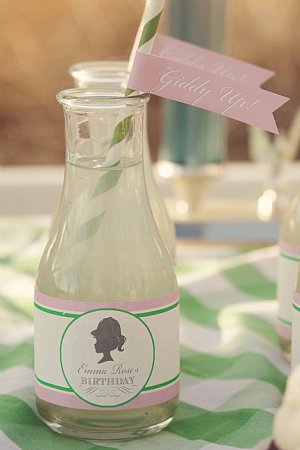 Little Equestrian Water Bottle Labels