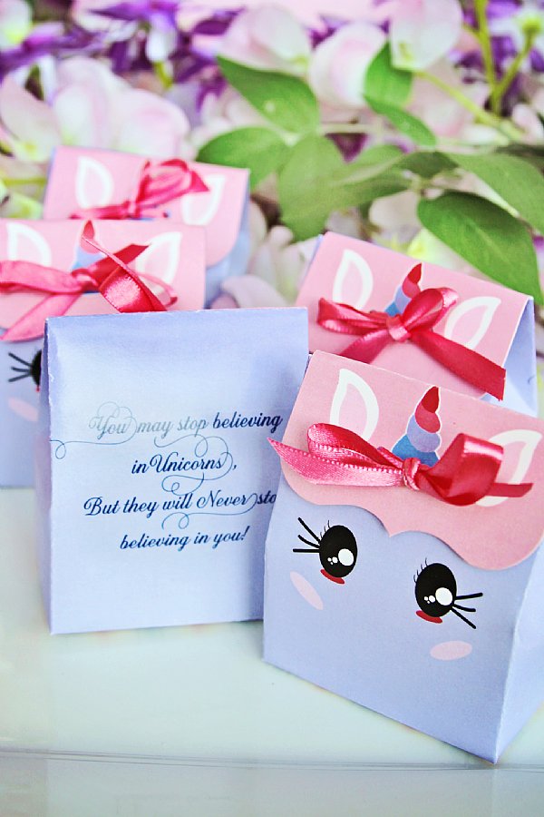 Unicorn Favor Box Set