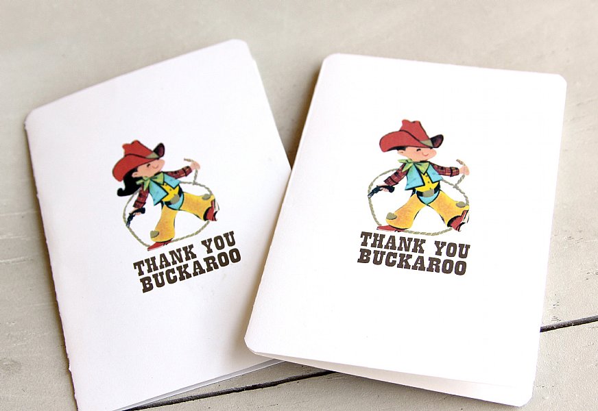 Buckaroo Thank You Notes