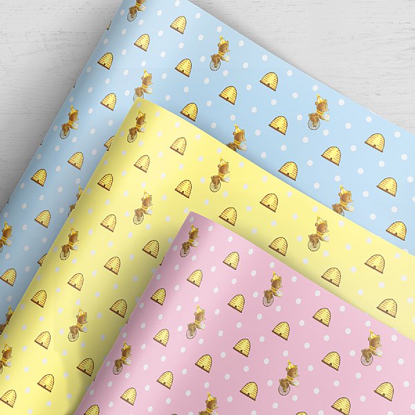 Birthday Bear Gift Wrap