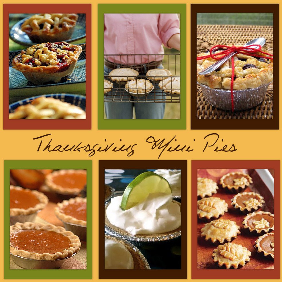 Thanksgiving Mini Pies Inspiration NFF