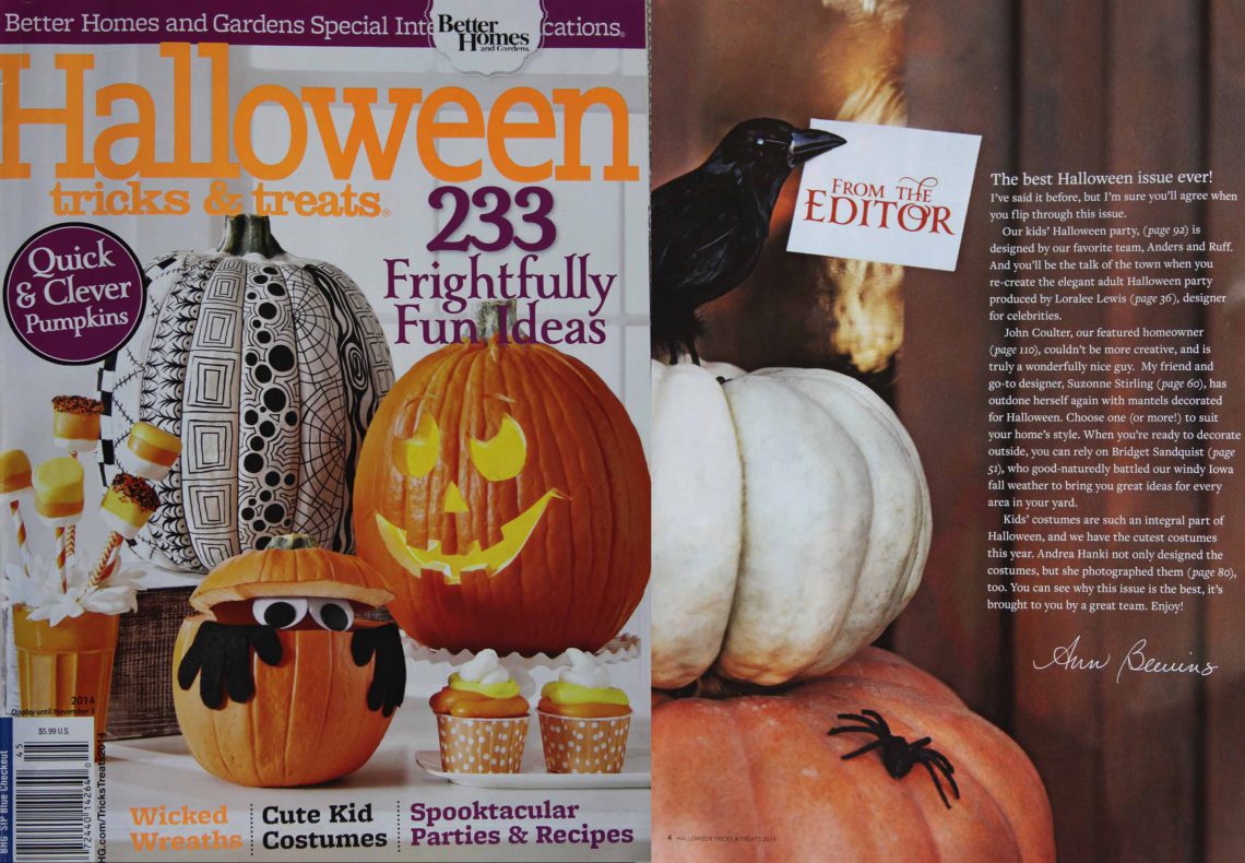 BHG Halloween Magazine Loralee Lewis Feature &amp; Top 10 Decorating Tips ...