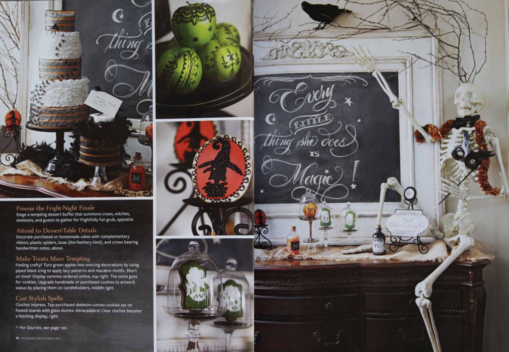 Bhg Halloween Magazine Loralee Lewis Feature Top 10 Decorating