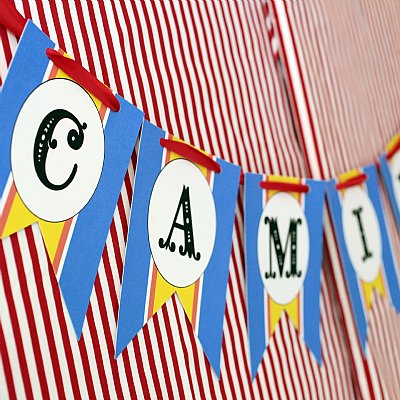 Little Madeline Double Pennant Banner