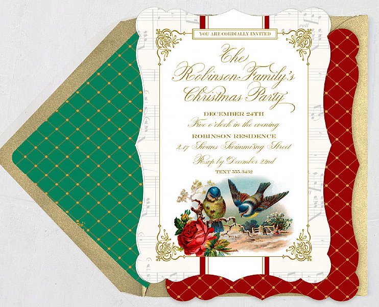 12 Days of Christmas Collection Invitation