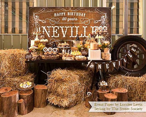 Western Collection Backdrop Sign (Digital Download)