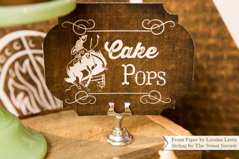 Western Collection Buffet & Party Signs