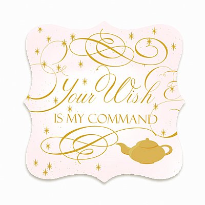 Make A Wish 3" Luxe "Your Wish is My Command" Stickers