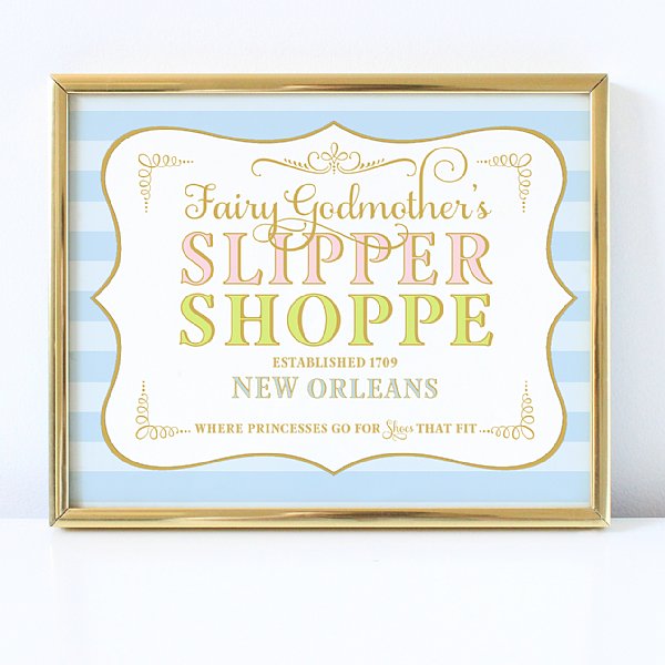 Cinderella Event Sign "Godmother's Shoppe"