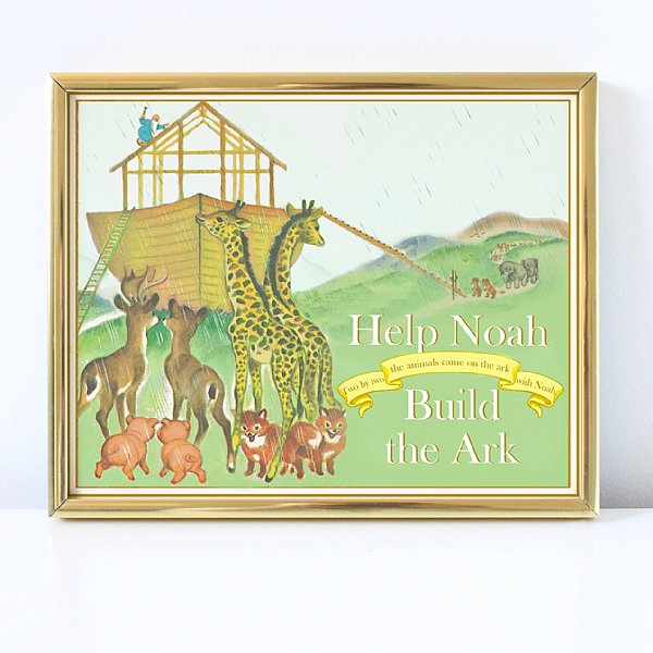 Noah's Ark 8x10 Sign