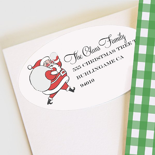 Santa Address Labels (White Skin tone) A Lot Like Christmas Collection