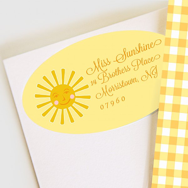 Sunshine Address Labels