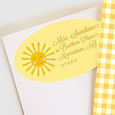 Sunshine Address Labels