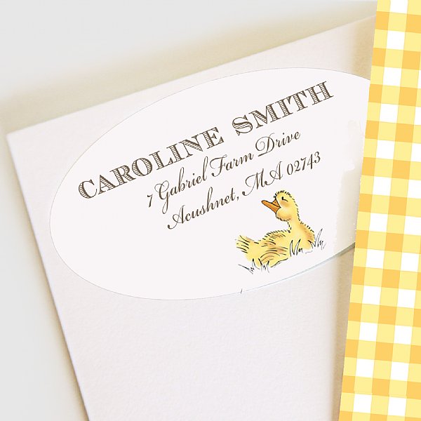 Make Way For Duckling Address Labels