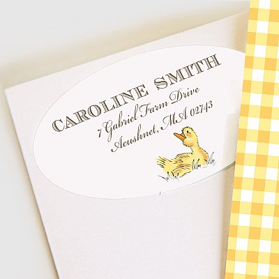 Make Way For Duckling Address Labels