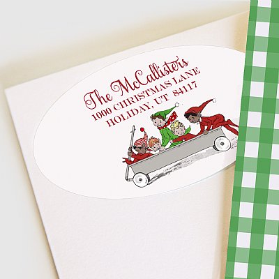 Santa's Workshop Address Labels