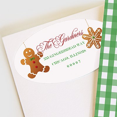 Gingerbread Address Labels