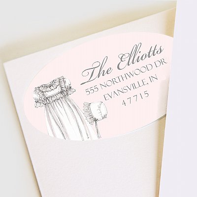 Blessing Pink Address Labels