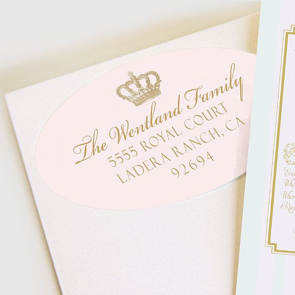 Crown Princess Address Labels