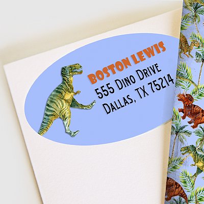 Dinosaur Address Labels 