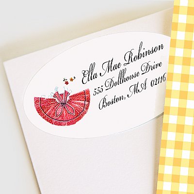 Paper Doll Address Labels