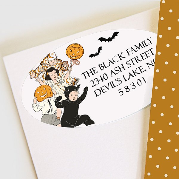 Classic Children's Costume Address Labels