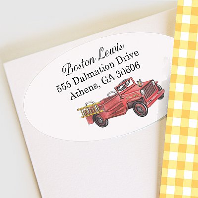 Fireman Address Labels