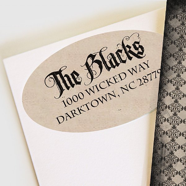 Haunted Mansion Address Labels