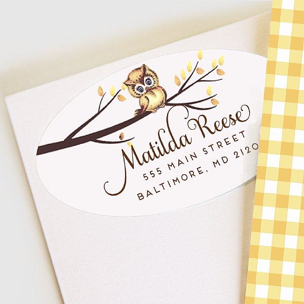 Owl Address Labels